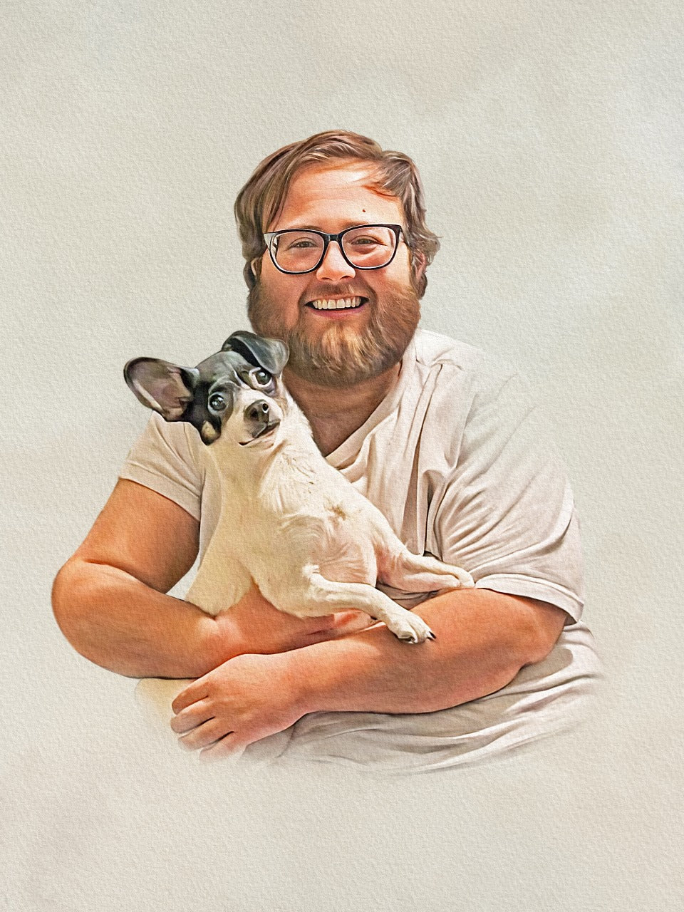 Highly Detailed Coloured Pencil PET Portrait - UK